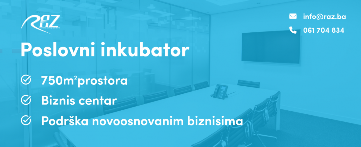 RAZ Poslovni inkubator baner