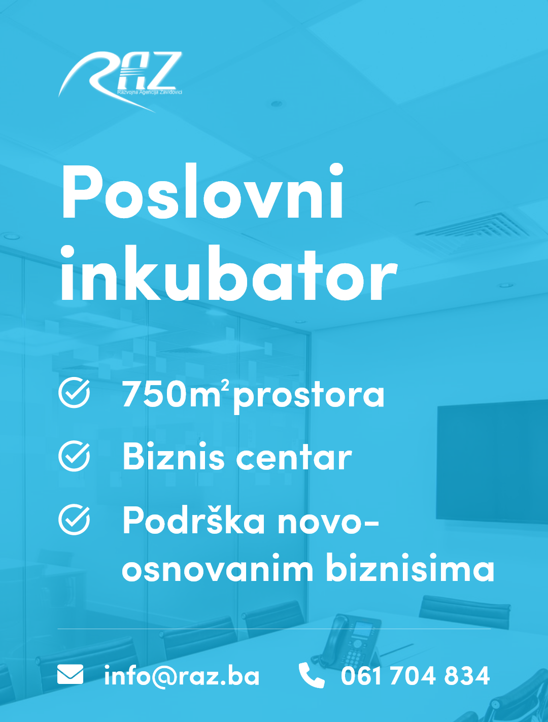 RAZ Poslovni inkubator baner mob 1